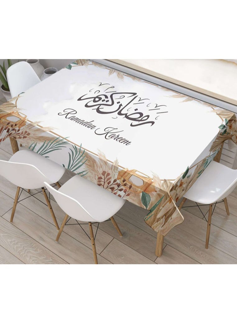 عام مفرش رمضان ستان 70*70 سم طباعة ديجيتال